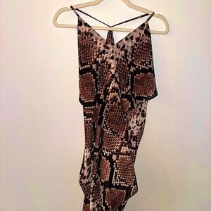 Olivaceous Black Mini Dress with Chic Design